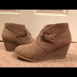 Maurice’s Tan Booties